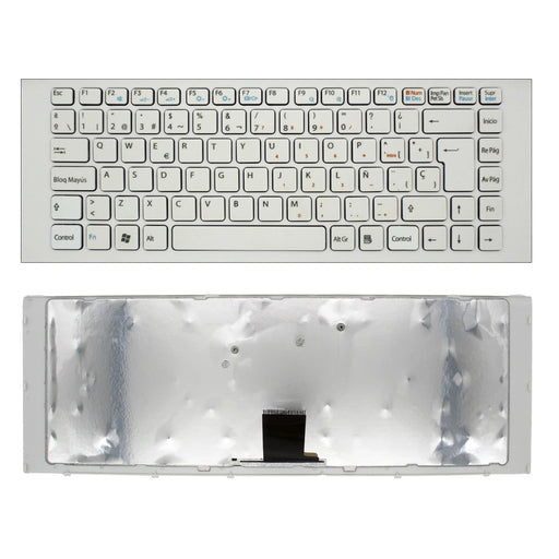Teclado Para Portátil Sony Vaio Vpc-Eg Blanco