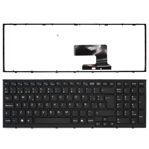 Teclado Para Portátil Sony Vaio Vpc-El Vpc-Eh Series Con Marco Negro