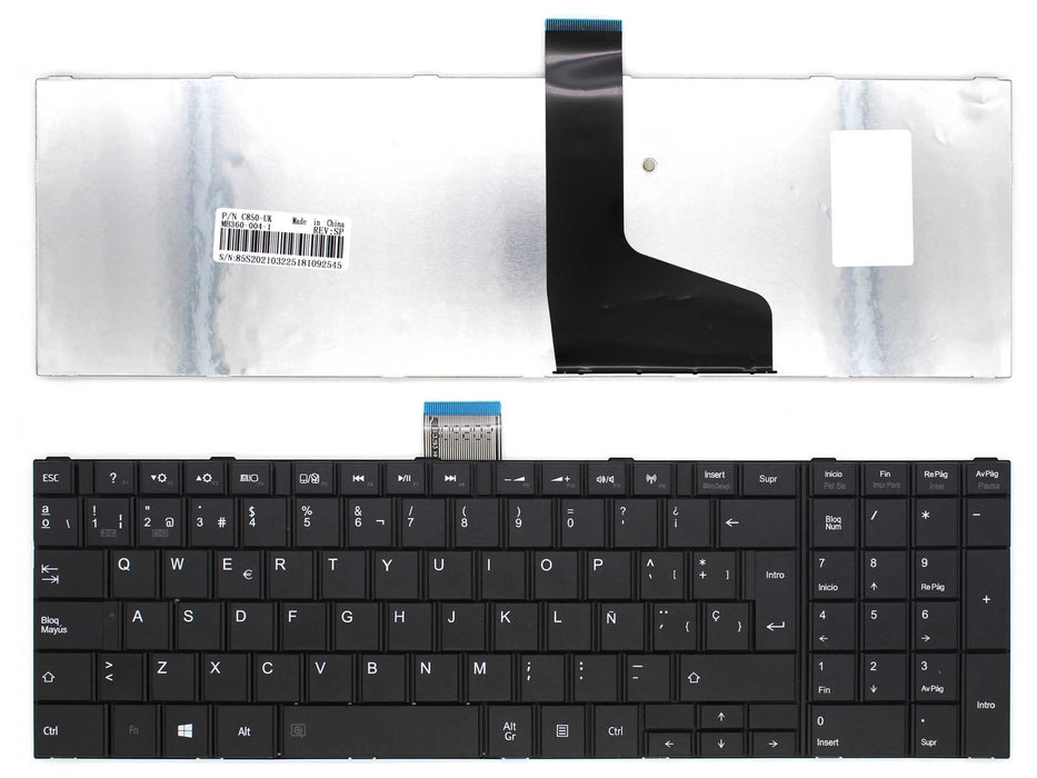 Teclado Para Portátil Toshiba Satellite C850 H000044090 Mp-11B96E0-528W
