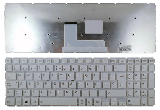 Teclado Para Portatil Toshiba Satellite L50-B-1Hu Blanco