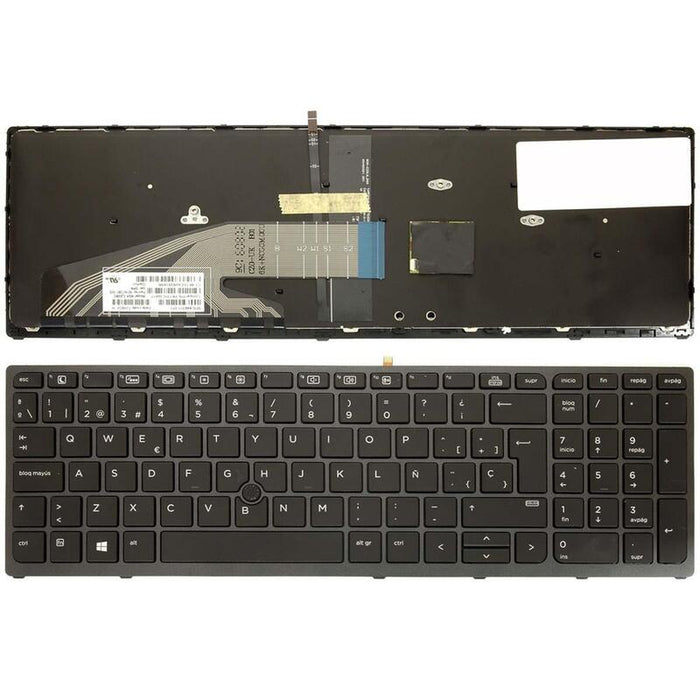 Teclado Retroiluminado Para Portátil Hp Zbook 15 G3