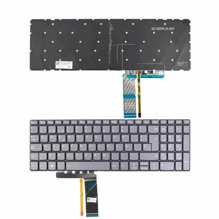 Teclado Retroiluminado Para Portátil Lenovo Sp Pc5cb Spa 9z.Ndrbn.C0s