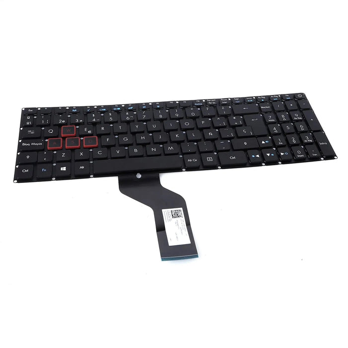 Teclado Retroiluminado Para Portátil Acer Aspire Vx15 Vx5-591 Vx5-591G