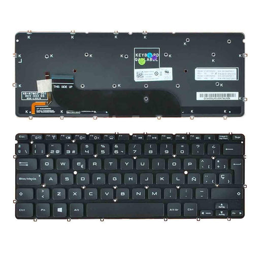 Teclado Retroiluminado Para Portátil Dell Xps 13 L321X 0X52Tt Negro