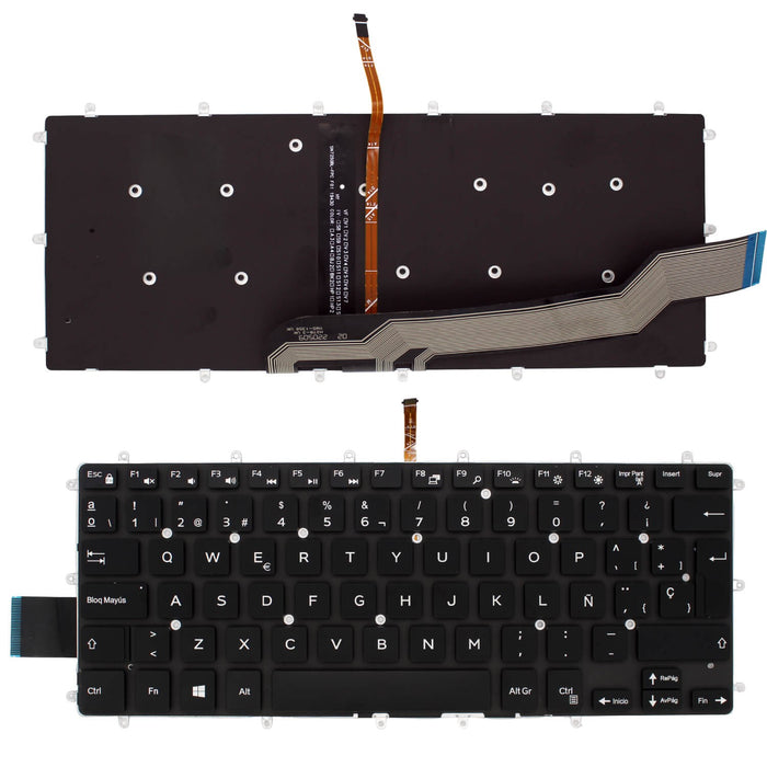 Teclado Retroiluminado Para Portátil Dell Inspiron Gaming 14 7466