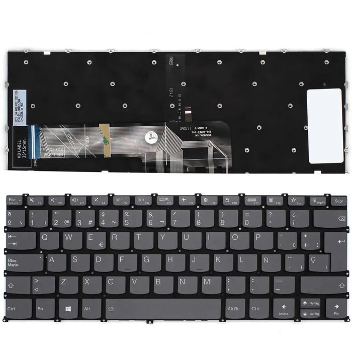 Teclado Retroiluminado Para Portátil Lenovo Ideapad 3 14Aba7 (82Rm) 14Iau7 (82Rj)