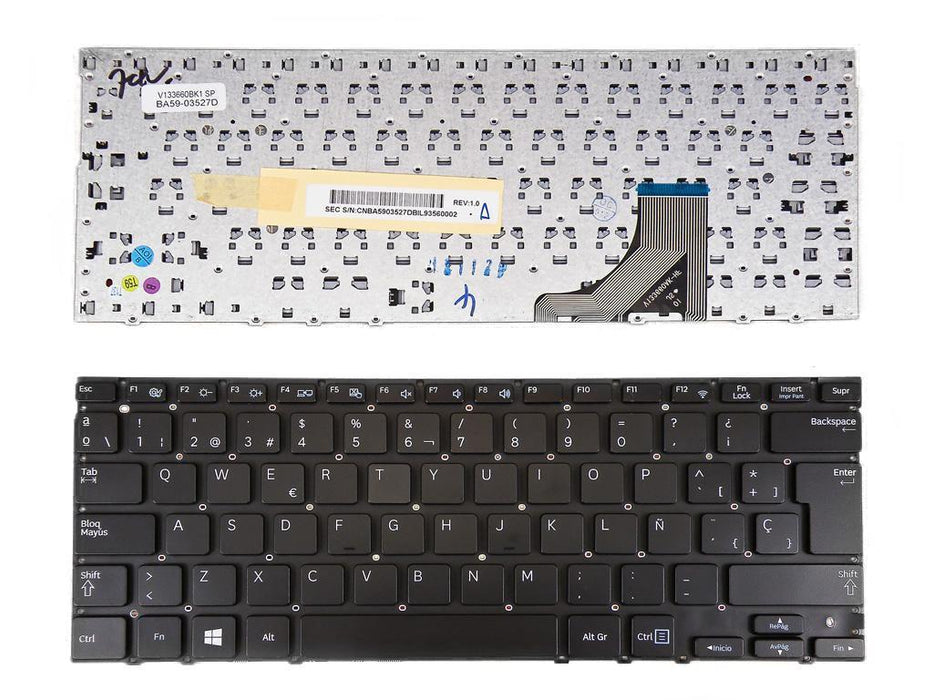Teclado Para Portátil Samsung Np530U3B Np530U3C 535U3C Negro (Para Win8)