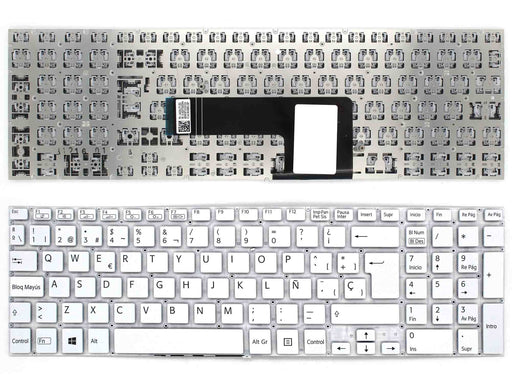 Teclado Para Portátil Svf15 Svf153A1Ym 149239971Es Svf152A29M Aehk9P012203A