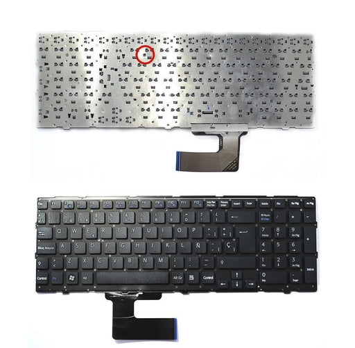 Teclado Para Portátil Sony Vaio Vpc-Eh3E0E Vpc-Eh3Q1E Vpc-Eh3J1E Vpc-Eh3C0E Negro