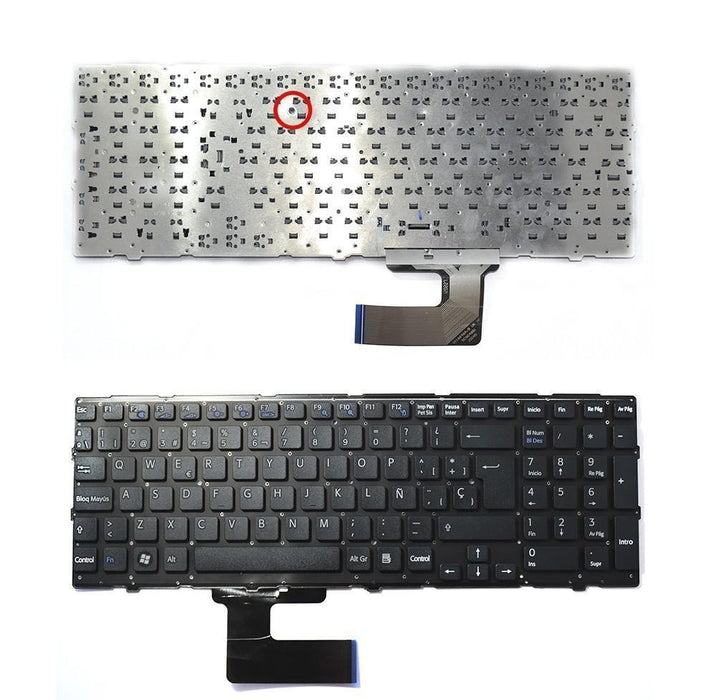 Teclado Para Portátil Sony Vaio Vpc-Eh3E0E Vpc-Eh3Q1E Vpc-Eh3J1E Vpc-Eh3C0E Negro