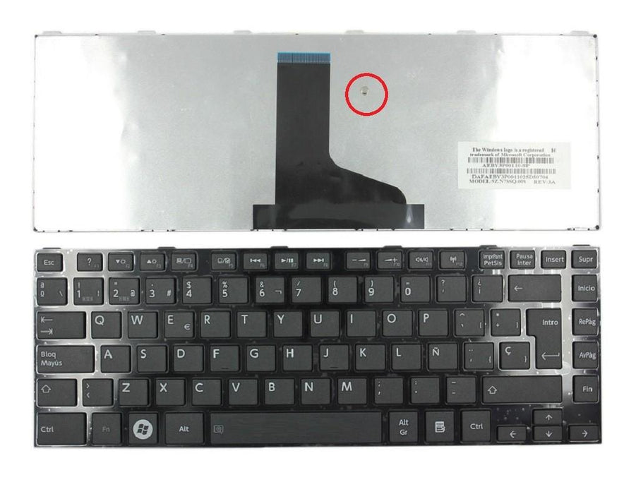 Teclado Para Portátil Toshiba Satellite L800 L840 L845 M800 L830 C800 C800D M805 L805