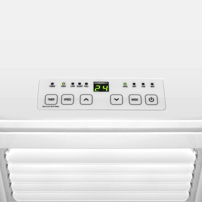 Teesa Aire Acondicionado Portátil De 2,5 Kw Con Wi-Fi Y Tuya, Color Blanco