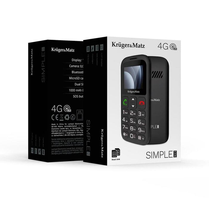 Teléfono Gsm Para Personas Mayores Kruger&Matz Simple 923 4g