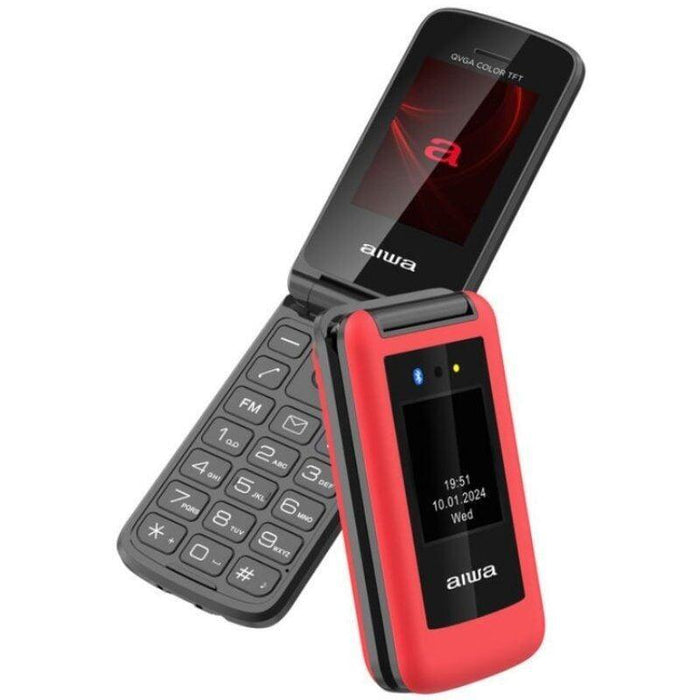Teléfono Móvil Aiwa Fp-30-2g Rd Para Personas Mayores Rojo