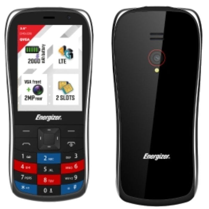 Teléfono Móvil Energizer E284s Para Personas Mayores Negro