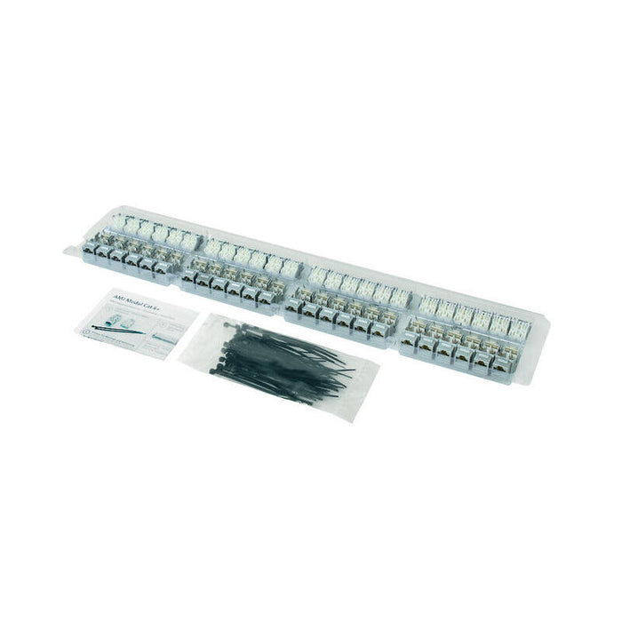 Telegärtner Modul, Amj, Cat6a, Tp/Lsa, Snap-In,24-Pack, T568a, (Keymone)