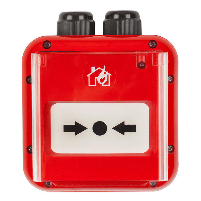 Teletek Sensomag-Mcp50-Ip67 Pulsador Convencional Ip67. Led Ind. De Estado. Con Llave De Reiniciar