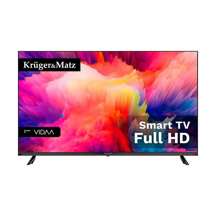 Televisor Inteligente Krüger&Matz Km0243fhd-V3 De 109,2 Cm (43") Con Resolución Full Hd Y Wi-Fi, Color Negro.