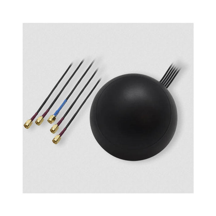 Teltonika Combo Quad Móvil Gnss/Sma De Techo, Antena Negra Pr1kcl28