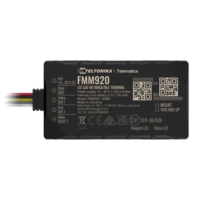 Teltonika Telematics Fmm920 4g Lte Cat 1 M1 Tracker
