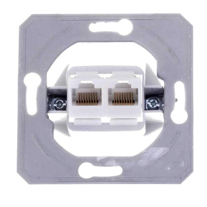 Tem Serie Ekonomik Socket Cat5e Ks Double2x Rj45