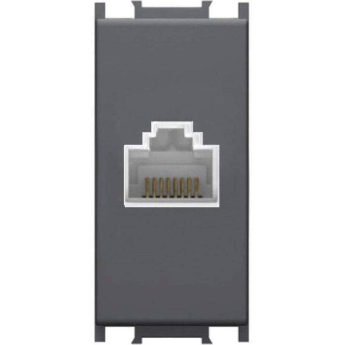 Tem Serie Modul Meckdosen Socket Cat5e Ksrj45 8/8 1m Sb