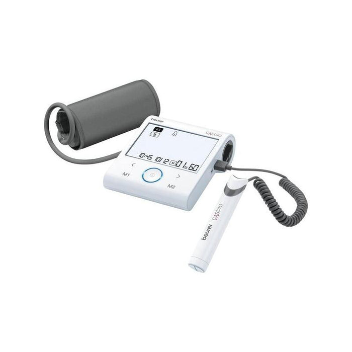 Tensiómetro Beurer Bm 96 Cardio Con Función Ecg Blanco/Gris 65801