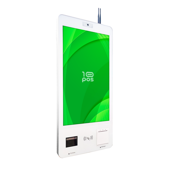 Terminal Kiosko 32 Flat Capacitivo 10k-32, Intel J6412, 8gb Ram Ddr4, 256gb Ssd, Impresora (Key), Windows 11 Iot