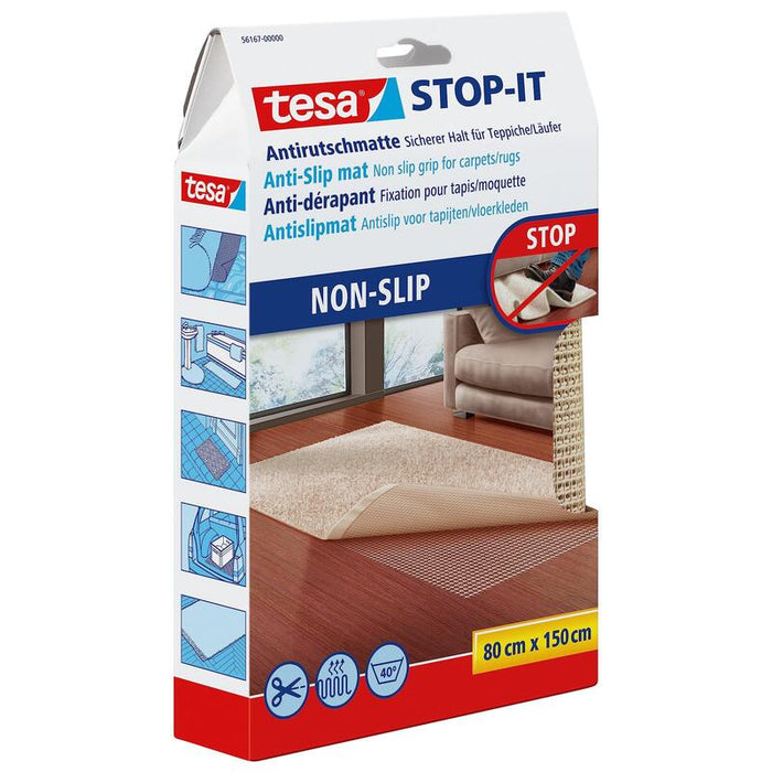 Tesa Anti-Rutschmatte Stop-It 1.5mx800mm Para Teppiche/Läufer