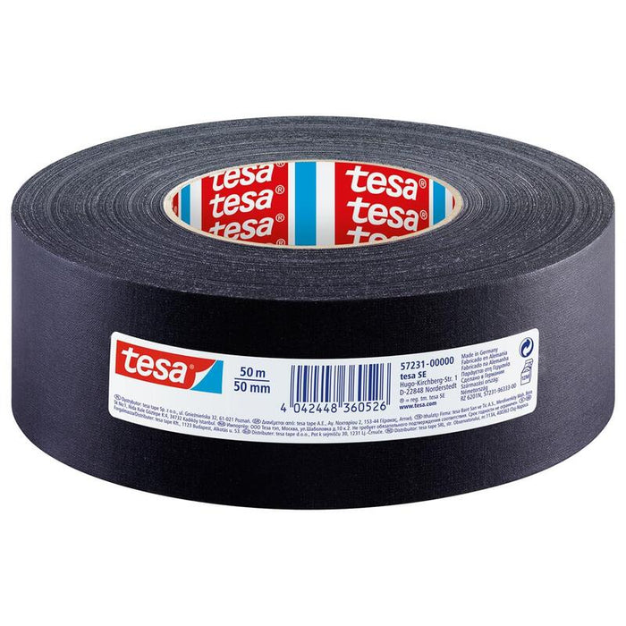 Tesa Gewebeband 50m X 50mm Negro