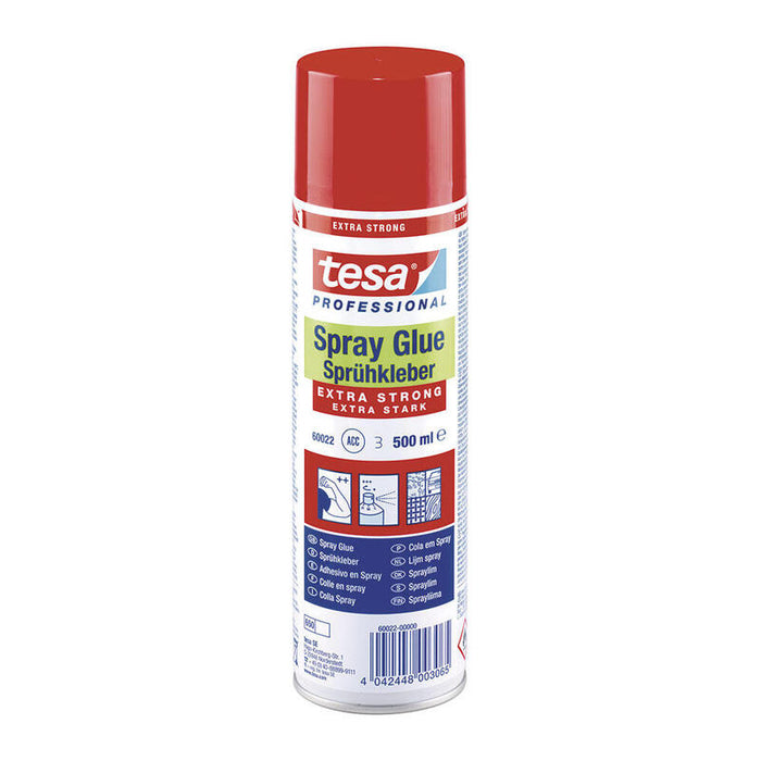 Tesa Professional Sprühkleber Extra Mrong 500ml Farblos