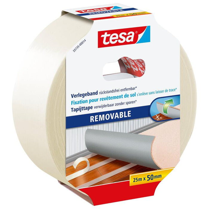 Tesa Verlegeband Rückmandsfrei Entfernbar 25m X 50mm