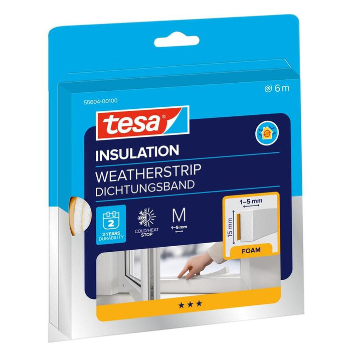 Tesamoll Schaumstoff Universal 1 X 5mm Blanco