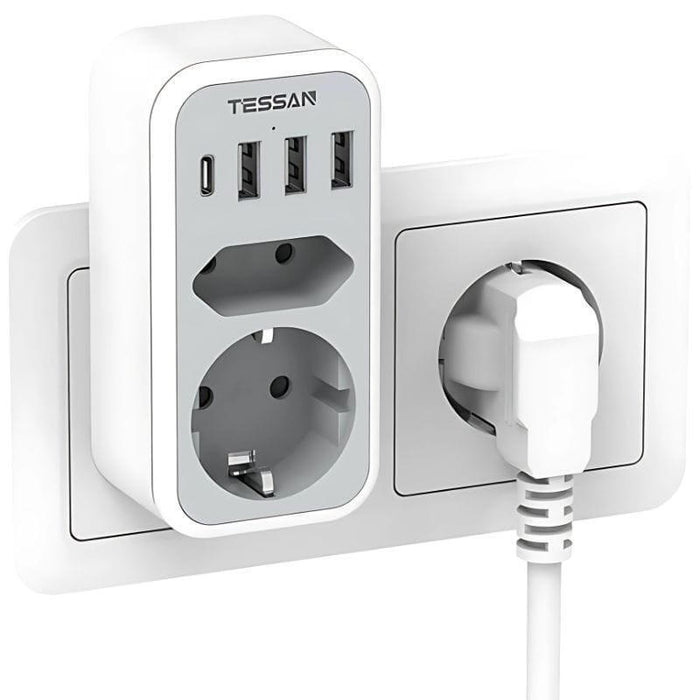 Tessan Ts-328-De - Adaptador De Enchufe