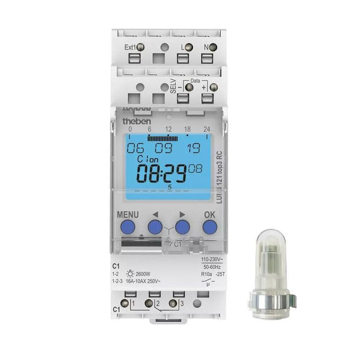 Theb Interruptor Crepuscular Luna121top3rcal 1-99000lx 24h 7t 1k Aufbau-Sensor De Luz