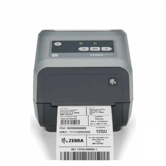 Thermal Transfer Printer (74/300m) Zd421  203 Dpi  Usb  Usb Host  Modular Connectivity Slot  802.11ax  Bt5.3  Row  Eu And Uk Cords Ezpl