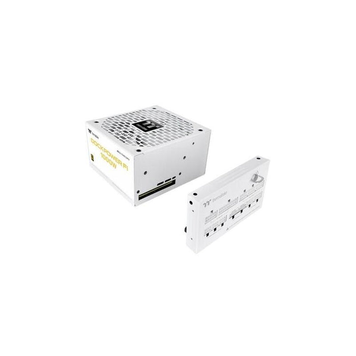 Thermaltake Dockpower Fi 1000w Snow (Blanco, 1x 12-Pin High Power Gpu, 5x Pcie, Cablemanagement, 1000 Watt) Ps-Dcp-1000fnfage-S