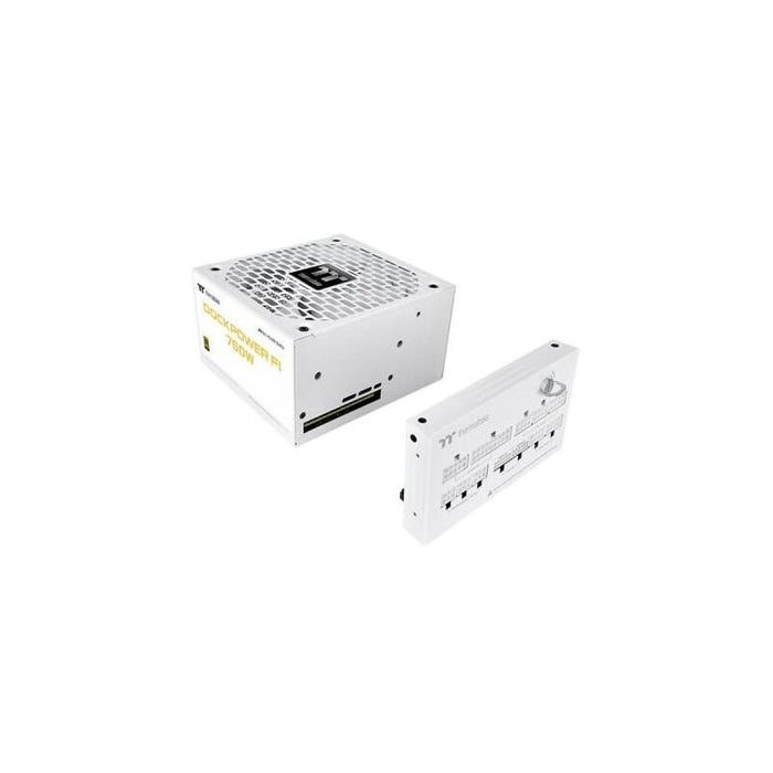 Thermaltake Dockpower Fi 750w Snow (Blanco, 1x 12-Pin High Power Gpu, 4x Pcie, Cablemanagement, 750 Watt) Ps-Dcp-0750fnfage-S