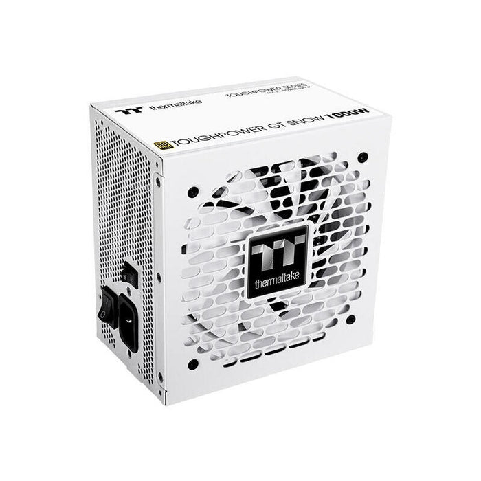 Fuente De Alimentación Thermaltake Toughpower Gt Snow 1000w  De Pc White, 1x Gpu De Alta Potencia De 12 Pines, 5x Pcie, Gestión De Cables, 1000 Vatios Ps-Tpt-1000fnfage-W
