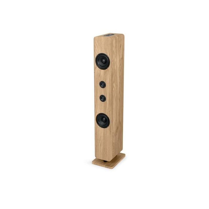Thomson Ds702 Torre De Sonido Luminosa Bluetooth- Potencia Musical 120w -  Color Madera