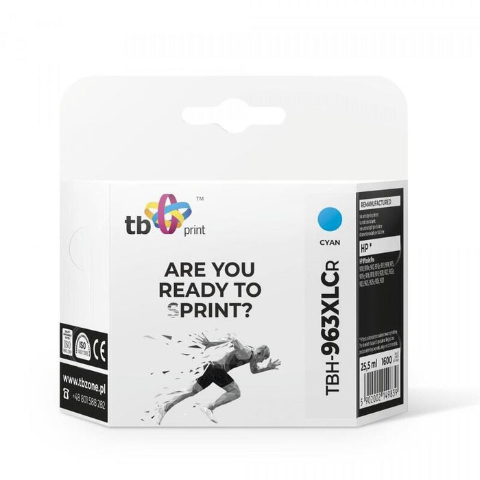 Tinta Compatible Hp Officejet    Pro 9020 Tbh-963xlcr Cy