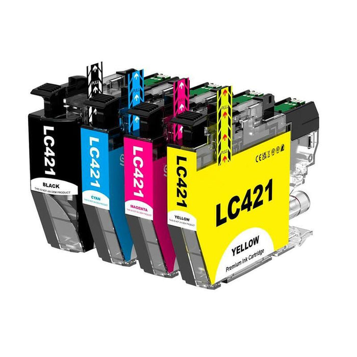 Tinta Compatible Para Brother Lc421 Negro Lc-421bk