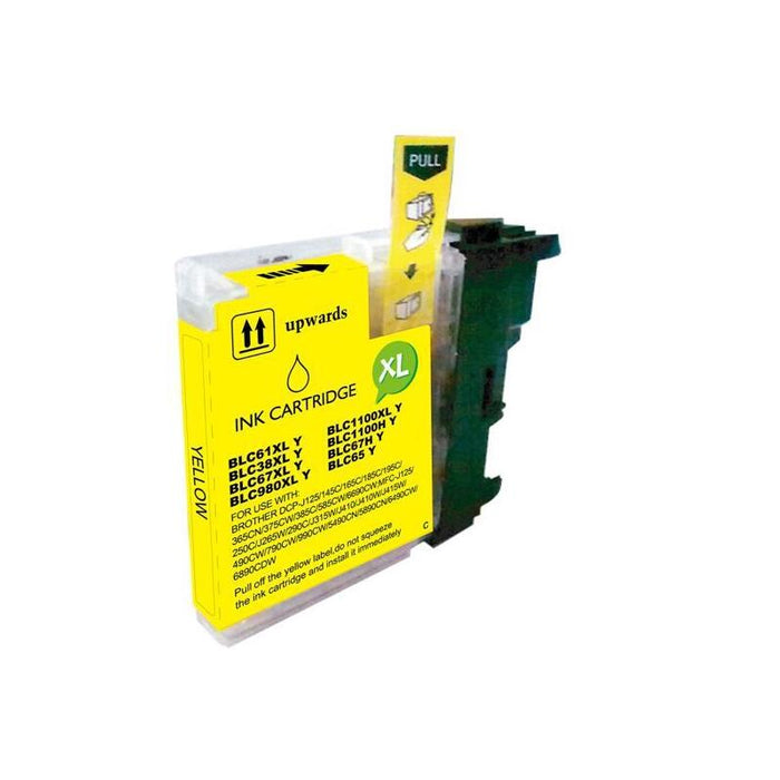 Tinta Compatible Para Brother Lc980xl Amarillo Lc980y/Lc1100y/Lc985y