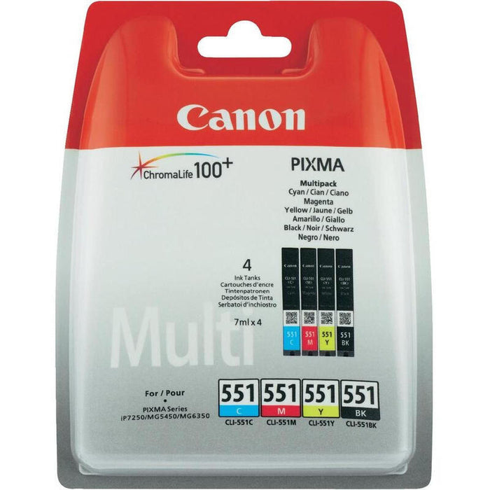 Tinta Original Canon Multipack  Cli-551 C/M/Y/Bk