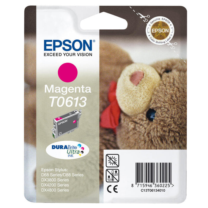 Tinta Original Epson T0613 Magenta Para Stylus Photo Dx3800 ,Dx3850, Dx4200, Dx4250, Dx4800