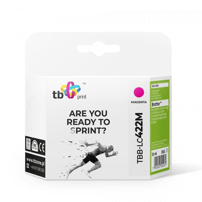 Tinta Para Brother Mfc-J5340dw Tbb-Lc422m 100 Nuevo Magenta