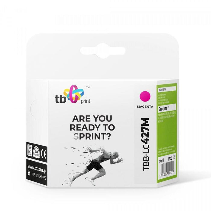 Tinta Para Brother Mfc-J5955dw Tbb-Lc427m 100 Nuevo Magenta
