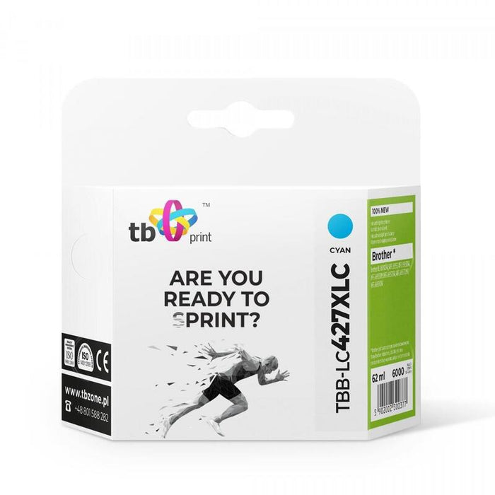 Tinta Para Brother Mfc-J5955dw Tbb-Lc427xlc 100 Nuevo Cyan