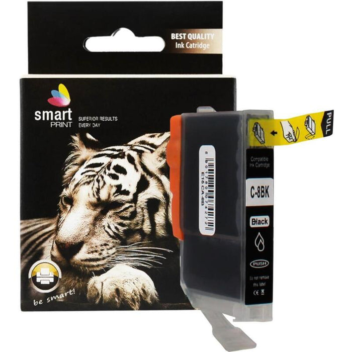 Tinta Para Canon 0620b / Cli8bk Negro 14 Ml Smart Print