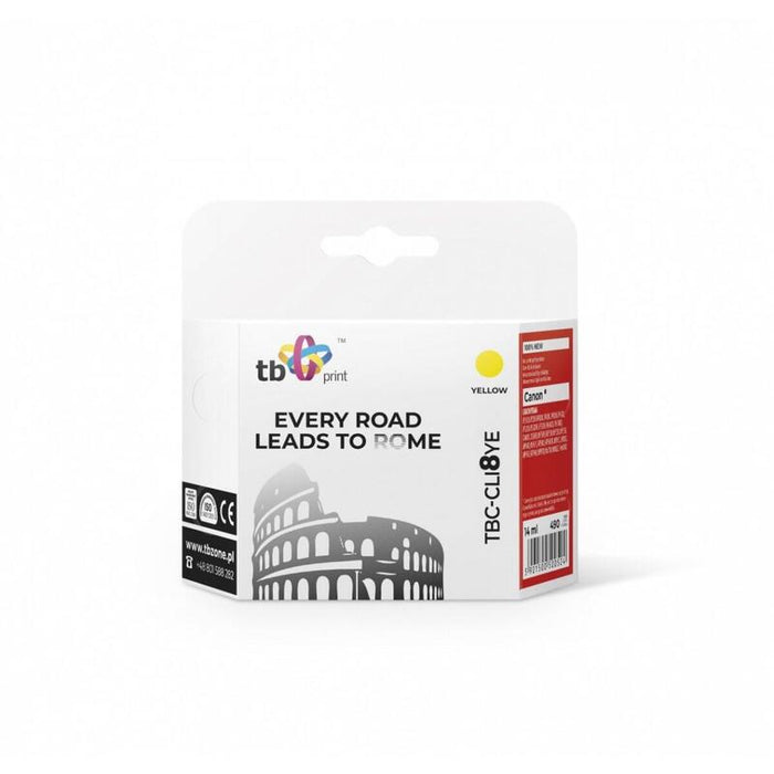 Tinta Para Canon Cli8ye Tbc-Cli8ye Ye 100 Nuevo